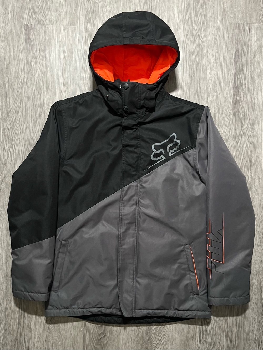 Fox racing Active tech winter jacket full zip mens medium 10,000 mm